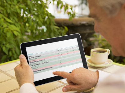 Checklist compilata da tablet